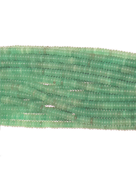 Green aventurine rondelle heishi 