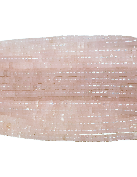 Rose Quartz rondelle heishi 3x6mm  Rose Quartz rondelle heishi 3x6mm