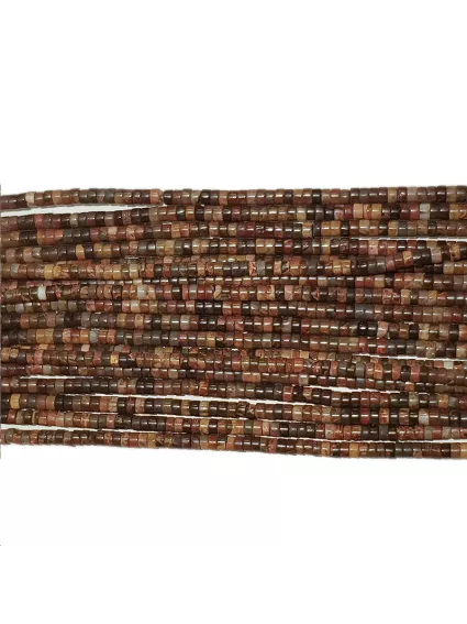 Picasso jasper rondelle heishi 4mm
