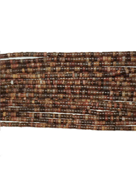 Picasso jasper rondelle heishi 4mm