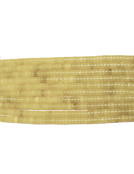 Lemon jade rondelle heishi 3x6mm  Lemon jade rondelle heishi 3x6mm