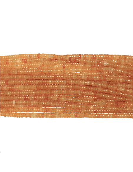 Red aventurine rondelle heishi 4mm Red aventurine rondelle heishi 4mm