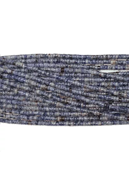 Blue spot jasper heishi 4mm