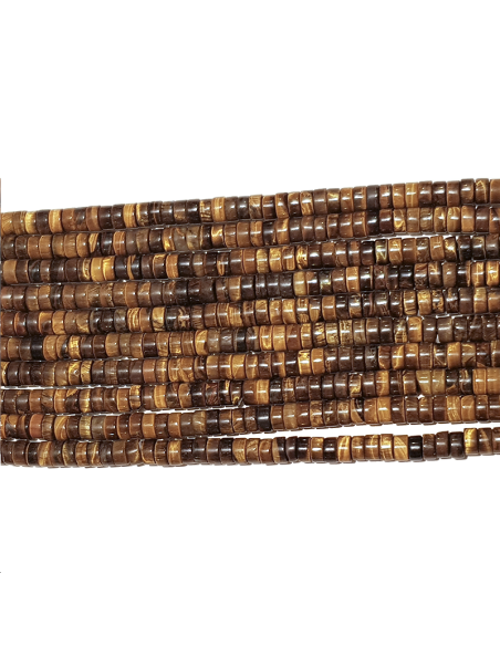 Tiger eye rondelle heishi 3x6mm  Tiger eye rondelle heishi 3x6mm