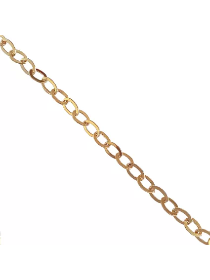 Chaîne maille ovale plate 10,5x7mm 