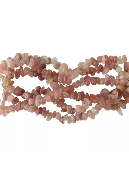 Strawberry Quartz chips 5-8mm