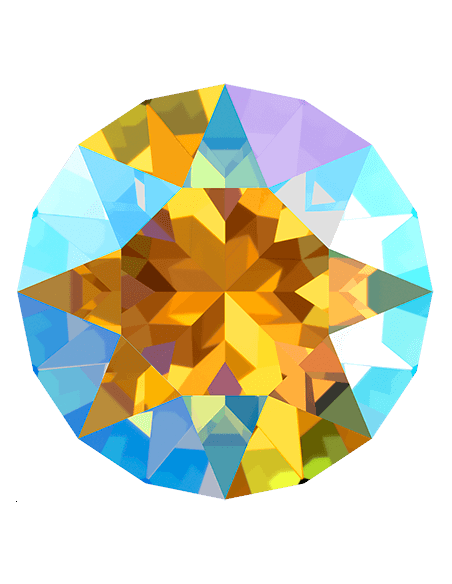 Xirius chaton 8mm light topaz shimm