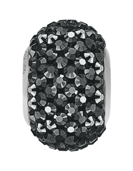 Be charmed pave / steel 14mm jet he