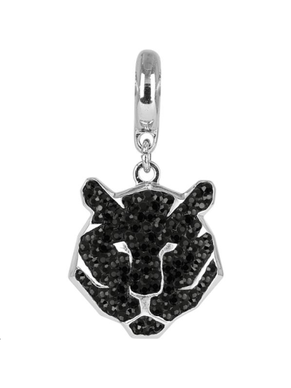 Pave charms Tigre16mm jet