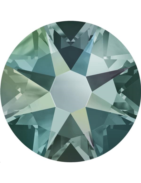 Lot 10 strass plats à coller 6,5mm 