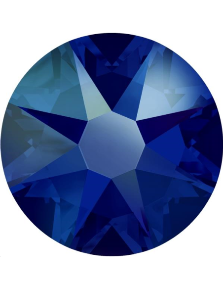 Lot 10 strass plats à coller 6,5mm 