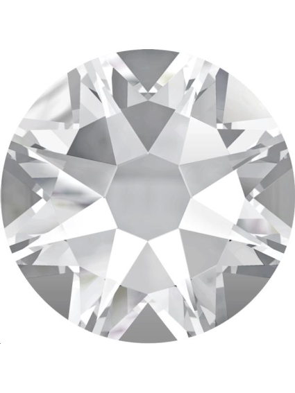 Lot 10 strass plats à coller 6,5mm