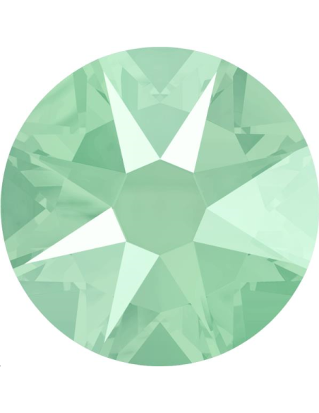 Lot 10 strass plats à coller 6,5mm 