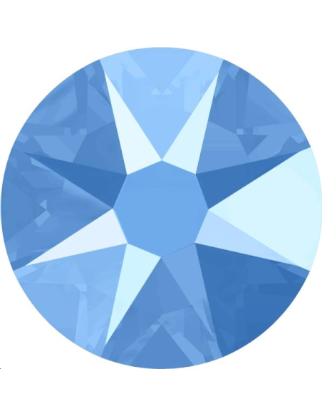 Lot 10 strass plats à coller 6,5mm 