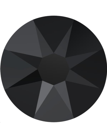 Lot 10 strass plats à coller 6,5mm 