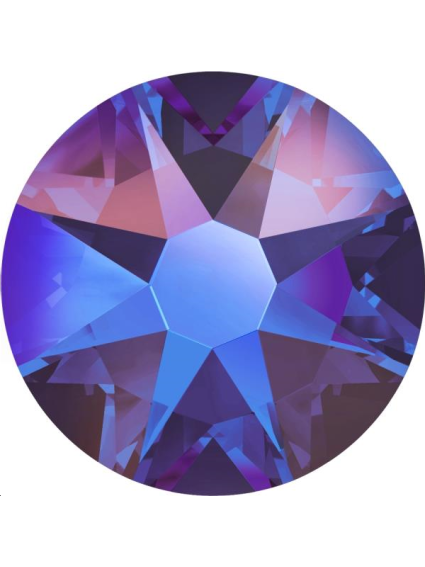 Lot 10 strass plats à coller 6,5mm 