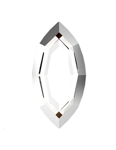 Strass plat navette 8mm hotfix Strass plat navette 8mm hotfix