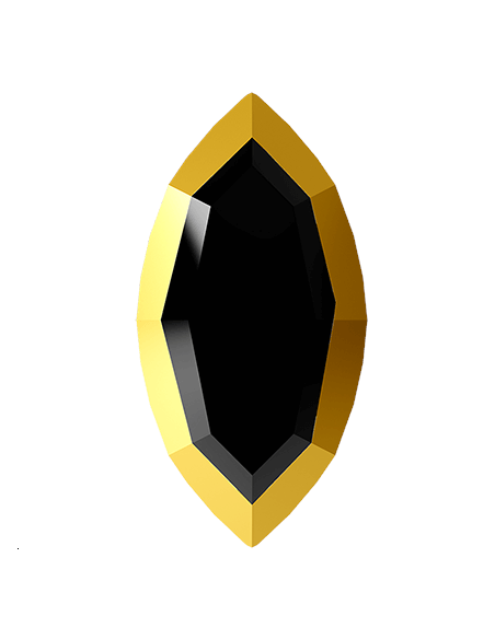 Strass plat navette 8mm hotfix Strass plat navette 8mm hotfix