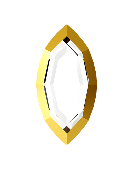 Strass plat navette 8mm hotfix Strass plat navette 8mm hotfix