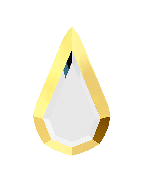 Strass plat goutte 8mm hotfix Strass plat goutte 8mm hotfix