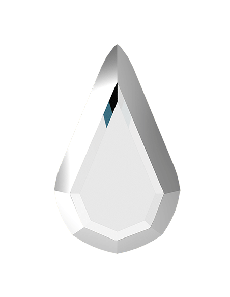 Strass plat goutte 8mm hotfix Strass plat goutte 8mm hotfix