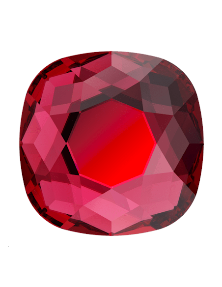 Cushion flat back 7mm scarlet Cushion flat back 7mm scarlet