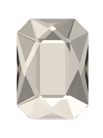 Emerald cut flat back 14x10mm