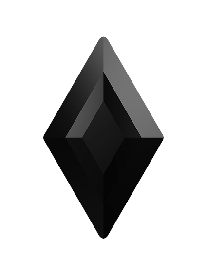 Diamond shape flat back 6mm