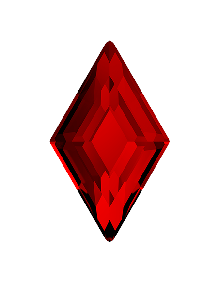 Diamond shape flat back 6mm