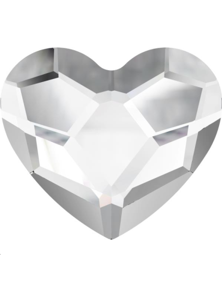 Heart flat back 6mm crystal Heart flat back 6mm crystal