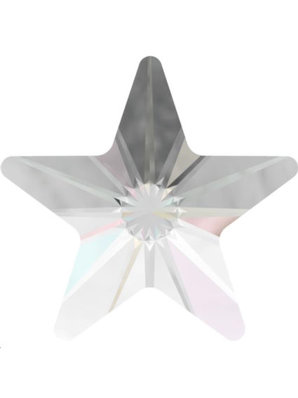 Rivoli star flat back 5mm crystalAB