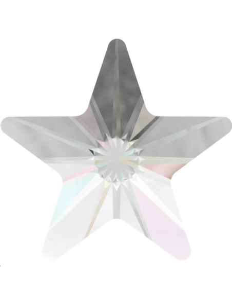 Rivoli star flat back 5mm crystalAB Rivoli star flat back 5mm crystalAB