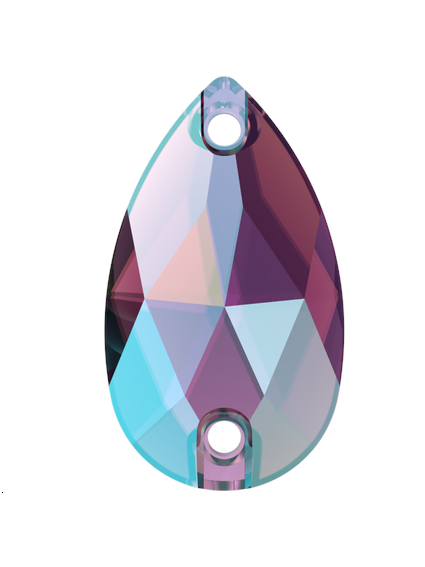 Pierre à coudre goutte 12x7mm