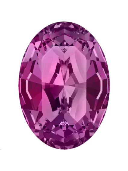 Cabochon oval10X8mm Fuchsia f