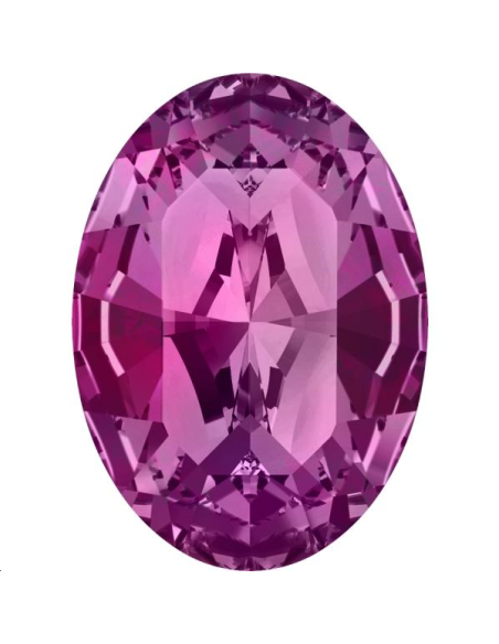 Cabochon oval10X8mm Fuchsia f