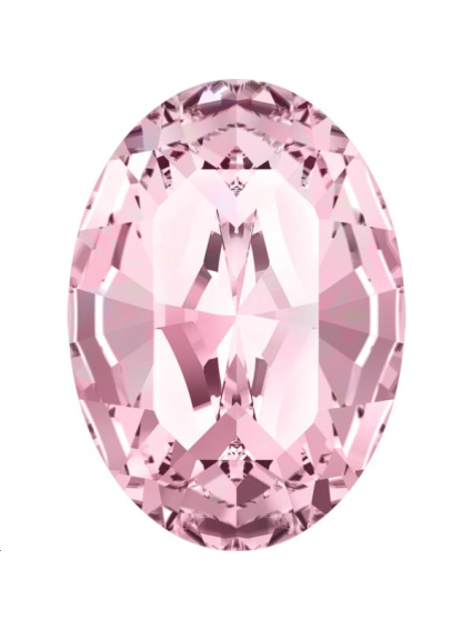Cabochon oval10X8mm Light rose f