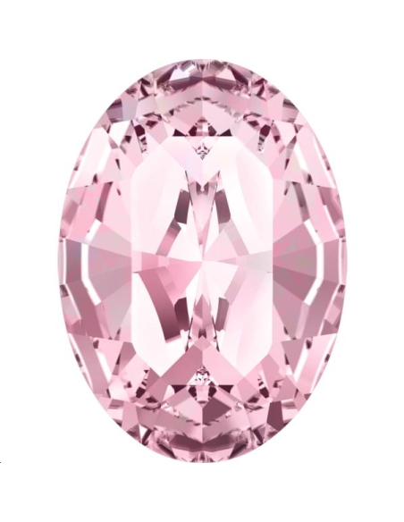 Cabochon oval10X8mm Light rose f