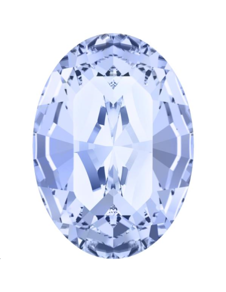 Cabochon oval 10x8mm light sapphire