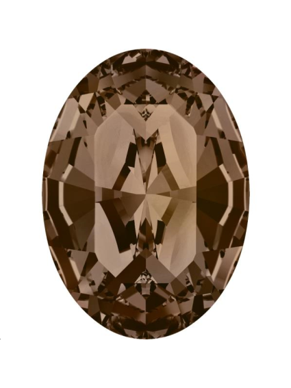 Cabochon oval10X8mm Smoked topaz f
