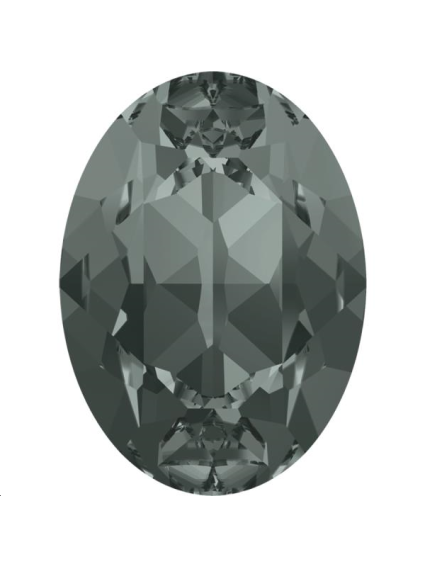 Cabochon 18X13mm Black diamond f