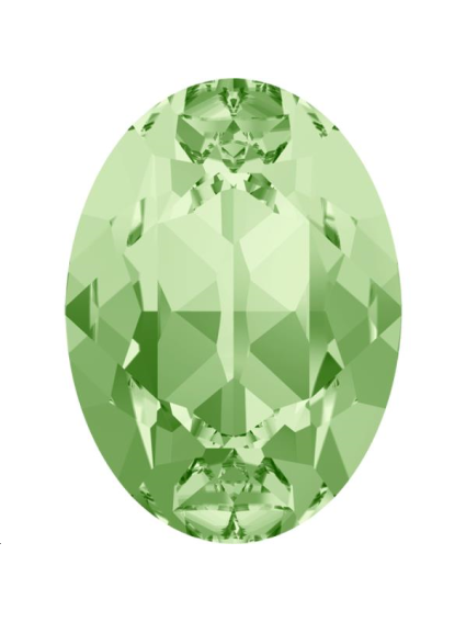 Cabochon 18X13mm Chrysolite foiled