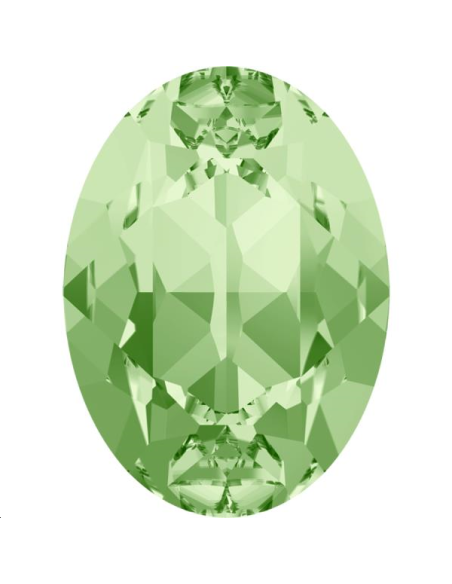 Cabochon 18X13mm Chrysolite foiled