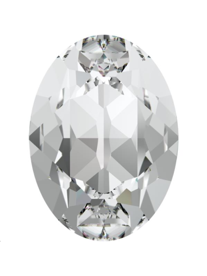 Cabochon 18X13mm Crystal foiled