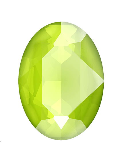 Cabochon 18X13mm cr lime