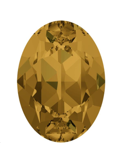 Cabochon18X13mm Topaz foiled