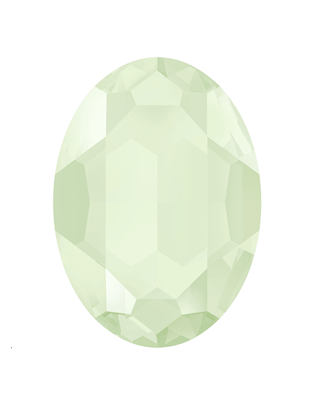 Cabochon 30x22mm Cr powder green uf