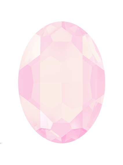 Cabochon 30x22mm Cr powder rose uf