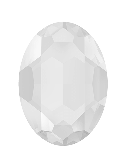 Cabochon 30x22mm Cr powder grey uf