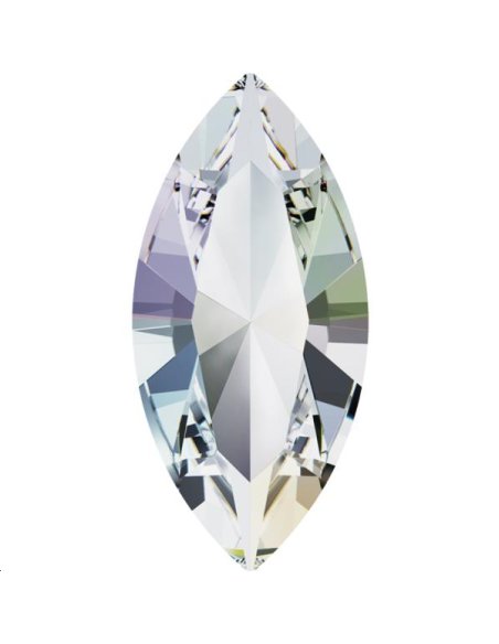 Navette 10X5 Crystal AB foiled Navette 10X5 Crystal AB foiled