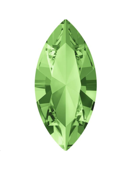 Navette 10X5 Peridot foiled